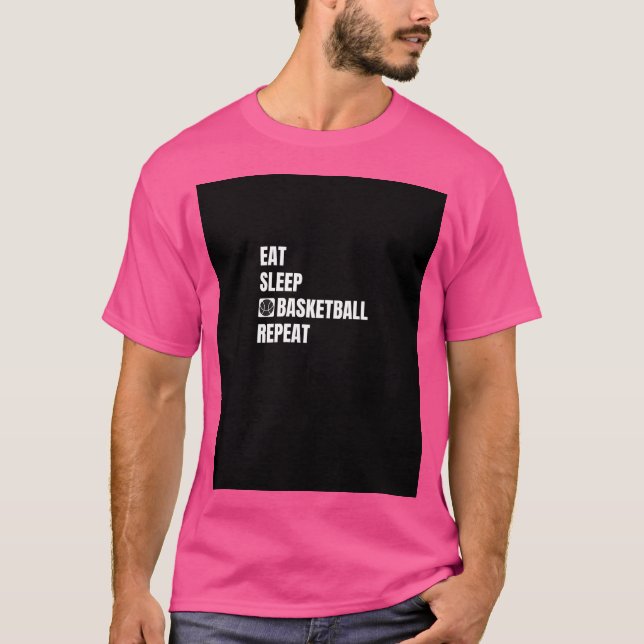 Camiseta Treinador Repente Jogador de Basquete para Dormir (Frente)