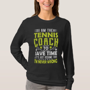 Camiseta Treinador tênis Mulheres Treinando Motivação Profe