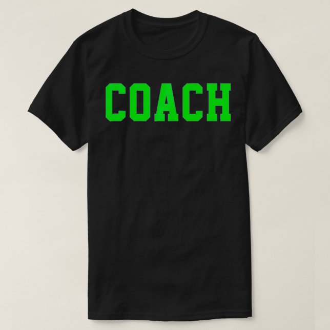 Camiseta Treinador Verde (Frente do Design)