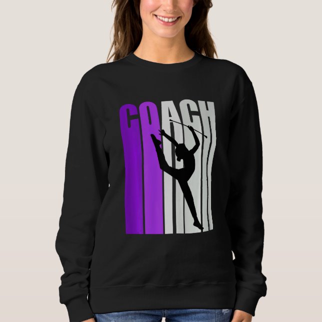 Camiseta Treinadora de Ginástica Rítmica Artística Retro Ro (Frente)