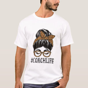Camiseta Treinadora Leopard Mensageira De Volta À Escola