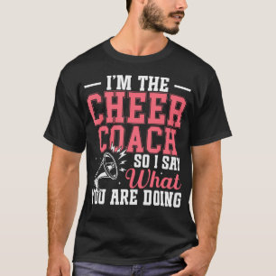 Camiseta Treinadores de Cheerleading Coaching Poms Im O Tre