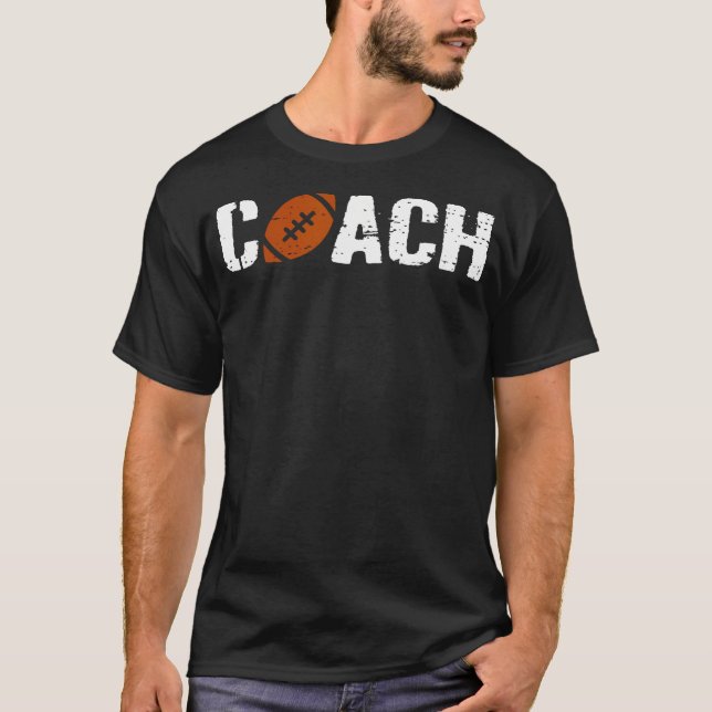 Camiseta Treinadores de futebol Costume Retro Futebol Coach (Frente)