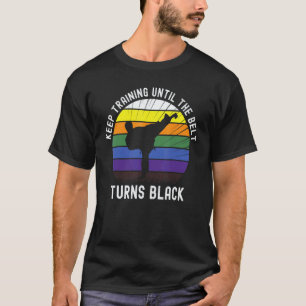 Camiseta Treinamento Clássico até o Cinturão Ficar Preto K