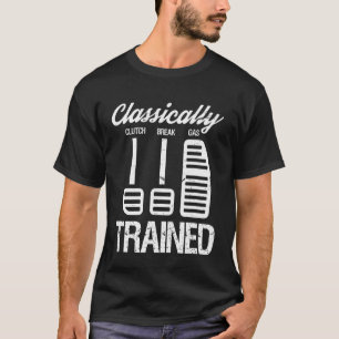 Camiseta Treinamento Clássico Carro Manual Embrague Freio A