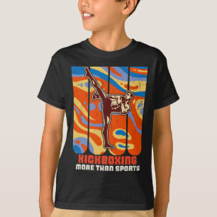 Camiseta Treinamento de Arte Marcial de Kickboxing Karate T