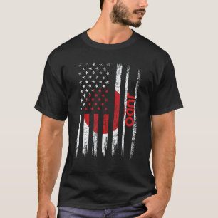Camiseta Treinamento de Artes Marciais Judô Karatê Bandeira