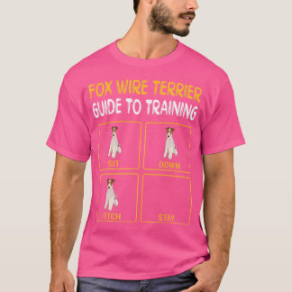 Camiseta Treinamento de cães Funny Wire Fox Terrier