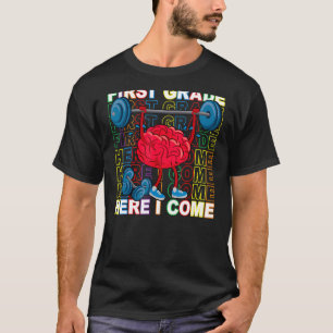 Camiseta Treinamento De Cérebro No Primeiro Grau Aqui Eu Vo