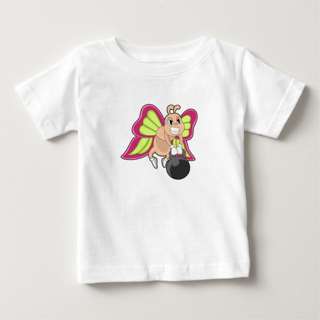 Camiseta Treinamento de força Butterfly Haltere (Frente)