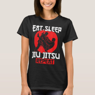 Camiseta Treinamento de Jiu Jitsu Brasileiro Coma Dormir Ji