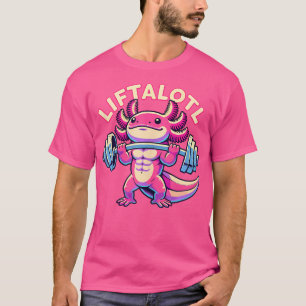 Camiseta Treinamento de Levantamento de Peso Fitness Axolot