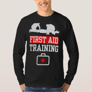 Camiseta Treinamento de primeiros socorros Treinamento Trei