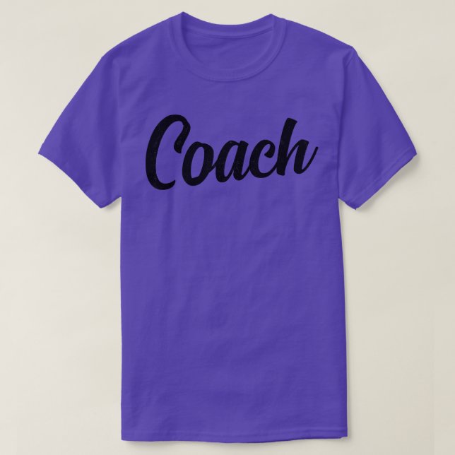 Camiseta Treinamento do Coach Vintage (Frente do Design)