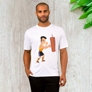 Camiseta Treinamento em Boxer com Saco de Punção