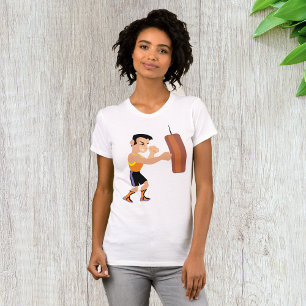 Camiseta Treinamento em Boxer com Saco de Punção