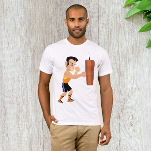 Camiseta Treinamento em Boxer com Saco de Punção