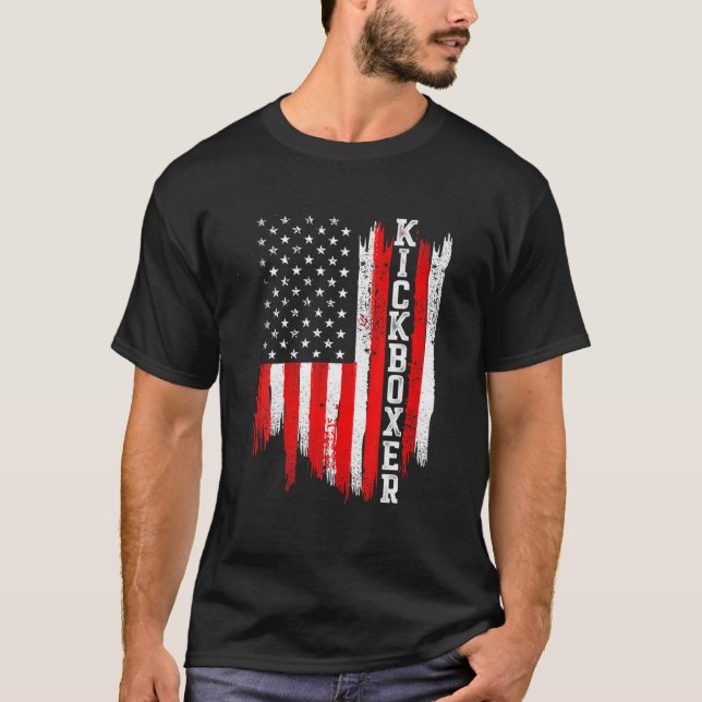 Camiseta Treinamento em Boxing Kick Kick Divertido (Frente)