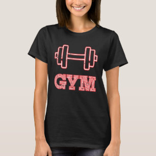 Camiseta Treinamento em Gym Workout Peso Levantando Malhaçã