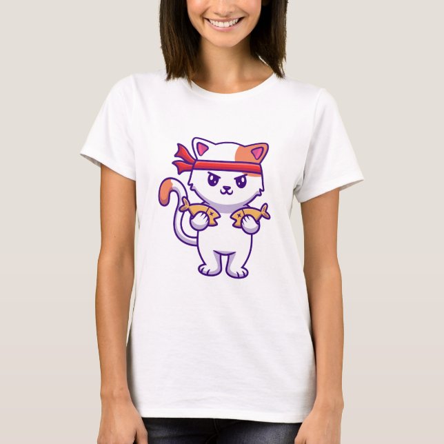 Camiseta Treinamento em Kitten (Frente)