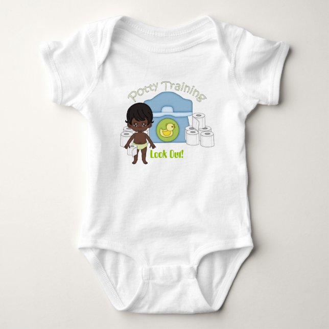 Camiseta Treinamento em Potty para bebê (Frente)