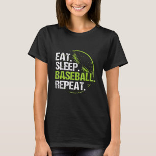Camiseta Treinamento em Repetição de Baseball em Sono