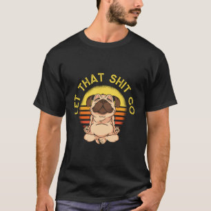 Camiseta Treinamento em Yoga Cute - Yogi Yoga Pug