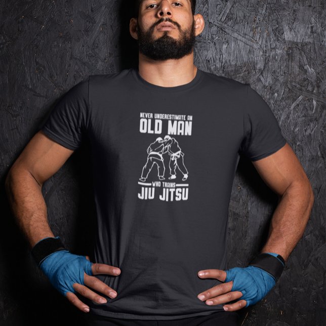 Camiseta Treinamento Engraçado de Jiu Jitsu (Criador carregado)