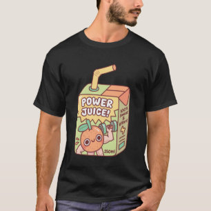 Camiseta Treinamento Engraçado de Laranja com Garoto da Cai