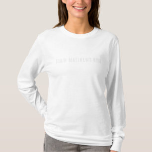 Camiseta Treinamento Matthews Gym Minimalista Leve Longa