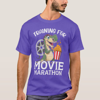 Camiseta Treinamento Para Maratona de Filmes Amante de Cine