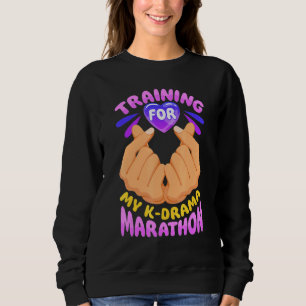 Camiseta Treinamento Para Minha Maratona De Drama K - Fã De