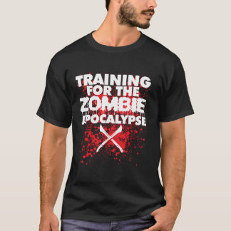 Camiseta Treinamento para Zombie Apocalypse, engraçado Zomb