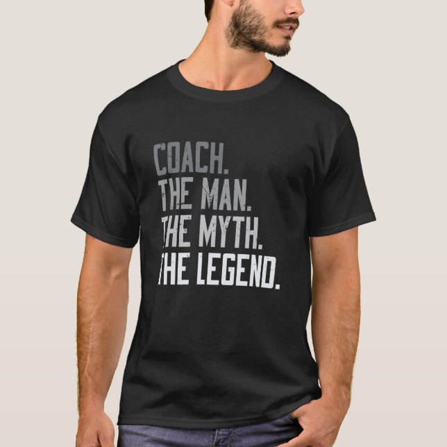 Camiseta Treinar o Homem o Mito o Caco de Voleibol da Lenda (Frente)