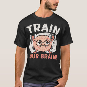 Camiseta Treinar o seu cérebro Neurologia