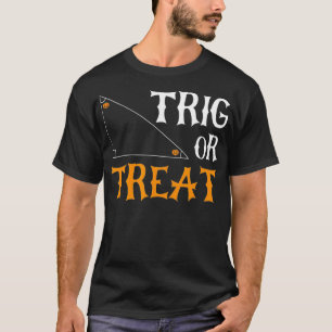 Camiseta Treinar ou Tratar Figurino de Halloween Professor 