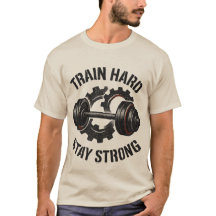 Camiseta Treine Duro – Camiseta Motivacional de Tr