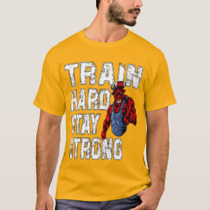 Camiseta Treine Duro Fique Forte – Motivação para Academia 