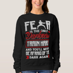 Camiseta Treine Duro Não Tenha Medo Aikido Caratê Jiu Jitsu