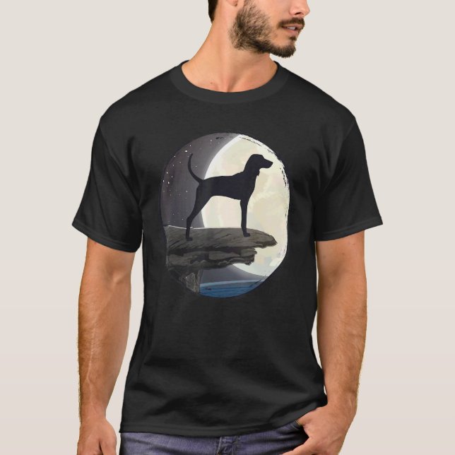 Camiseta Treing Walker Coonhound Dog Retro 13 (Frente)
