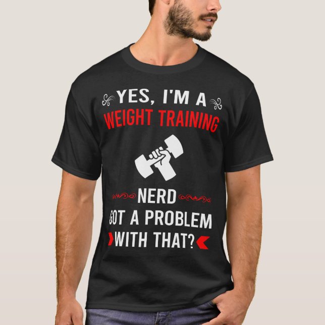 Camiseta Treino com Peso Problemático (Frente)