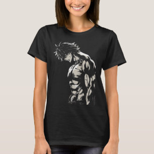 Camiseta Treino de Bíceps Motivacional de Personagem Mascul