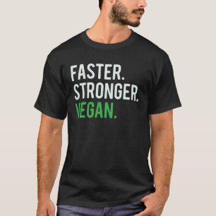 Camiseta Treino de condicionamento físico vegano mais forte