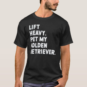 Camiseta Treino de Fitness Divertido Levante o Cachorro de