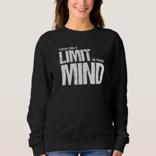 Camiseta Treino de ginásio A mente é o seu limite musculaçã
