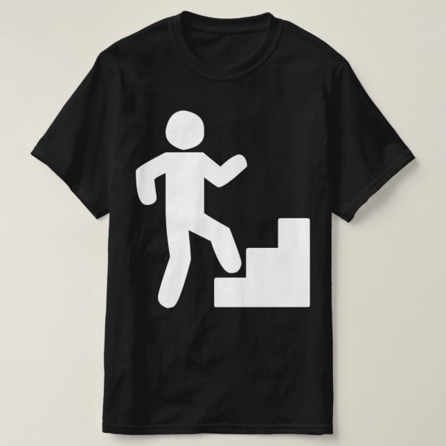Camiseta Treino de Homenagem das Escadas de Subida (Frente do Design)