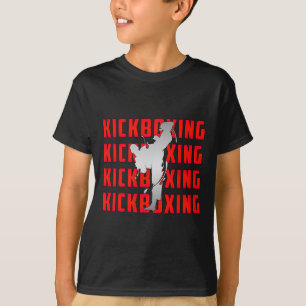 Camiseta Treino de Kickboxing Para Caratê de Kickboxer Arte