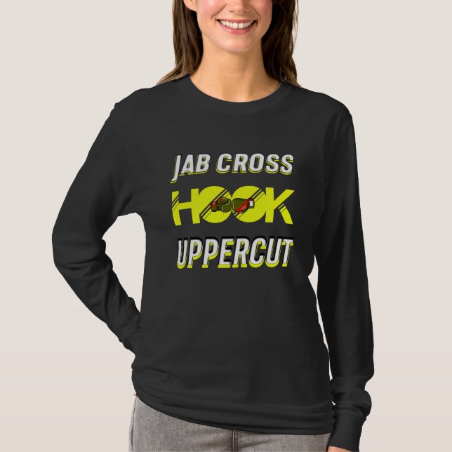 Camiseta Treino de kickboxing slogan para boxeadores e (Frente)