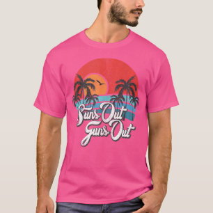 Camiseta Treino de Músculo Academia Suns Out Guns Out