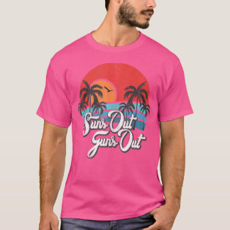 Camiseta Treino de Músculo Academia Suns Out Guns Out
